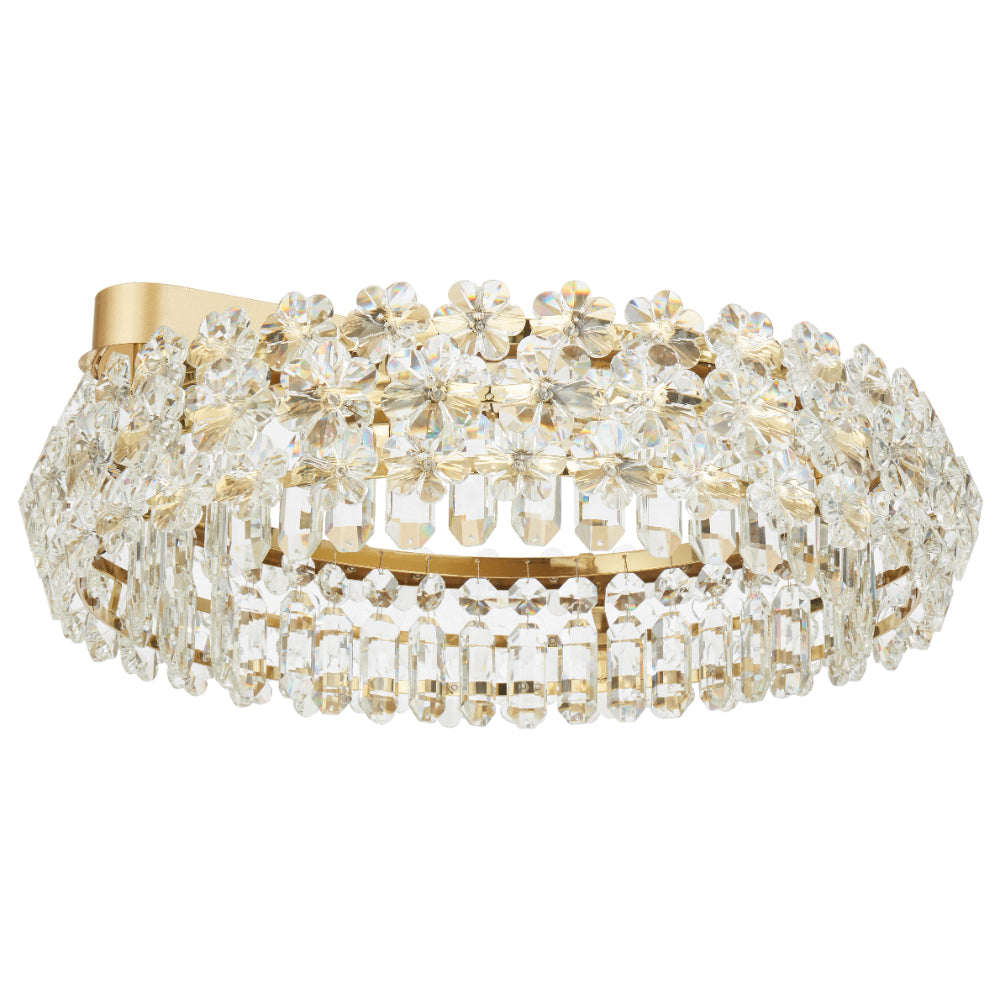 Landis 600mm LED Flush Mount Light 36W 3CCT Gold - LANDIS CTC60-GD