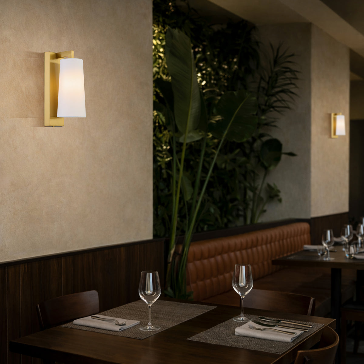 Lavis Wall Light  Antique Gold & Ivory - LAVIS WB-AGIV