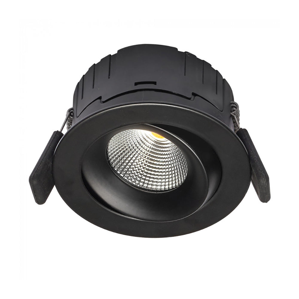 Buy Recessed LED Downlights Australia Recessed LED Downlight 8W Black 3000K - LDL-TLT-BL