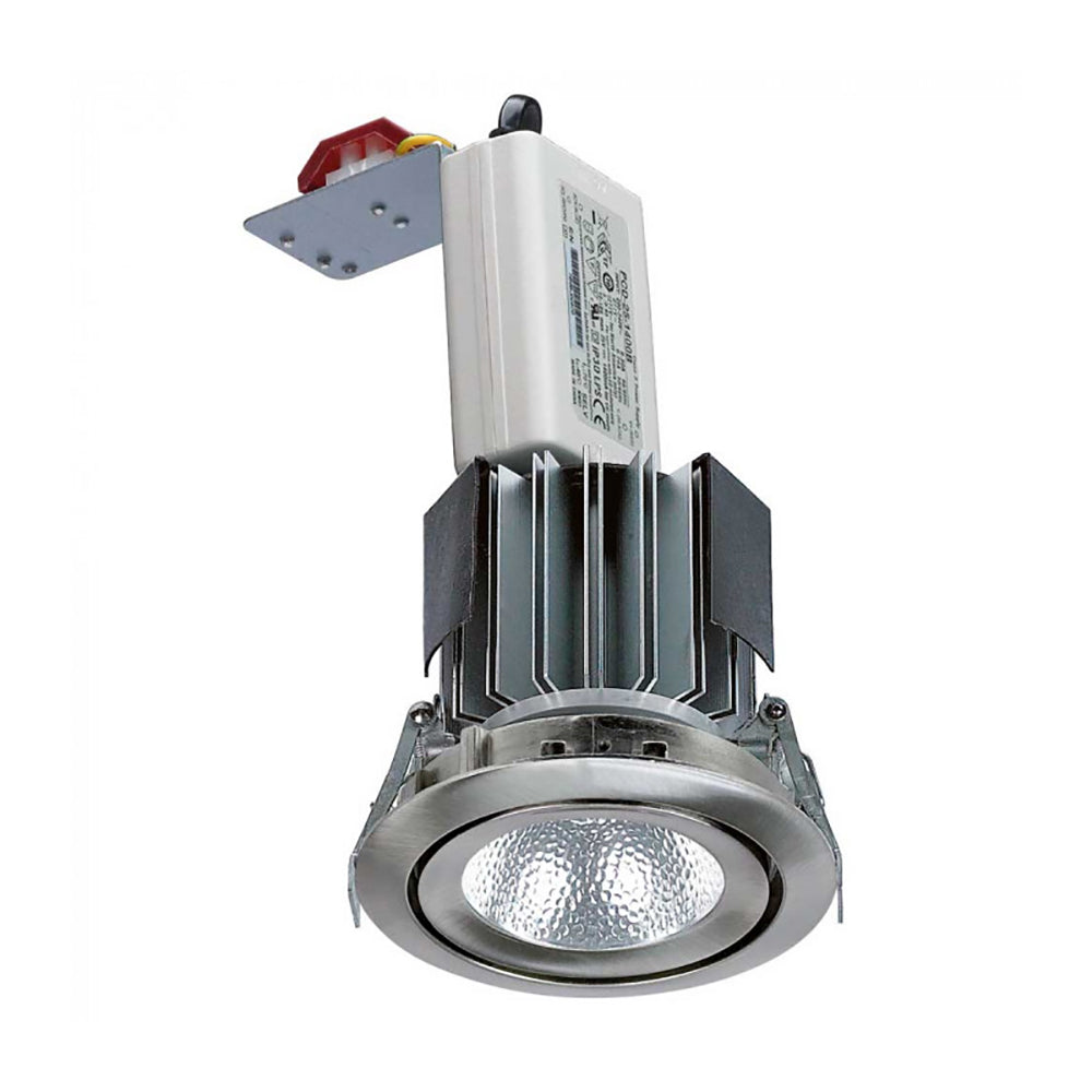 Buy Recessed LED Downlights Australia Recessed LED Downlight Satin Chrome Aluminium 3800K - LDL105CW-SC