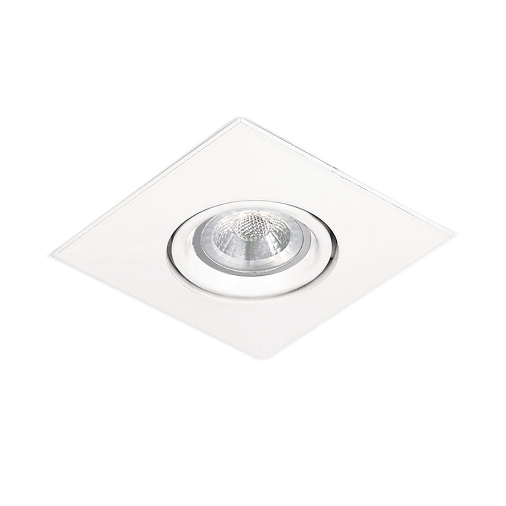 Buy Recessed LED Downlights Australia Square Recessed LED Downlight 6W White 3000K - LDLB90S-WH