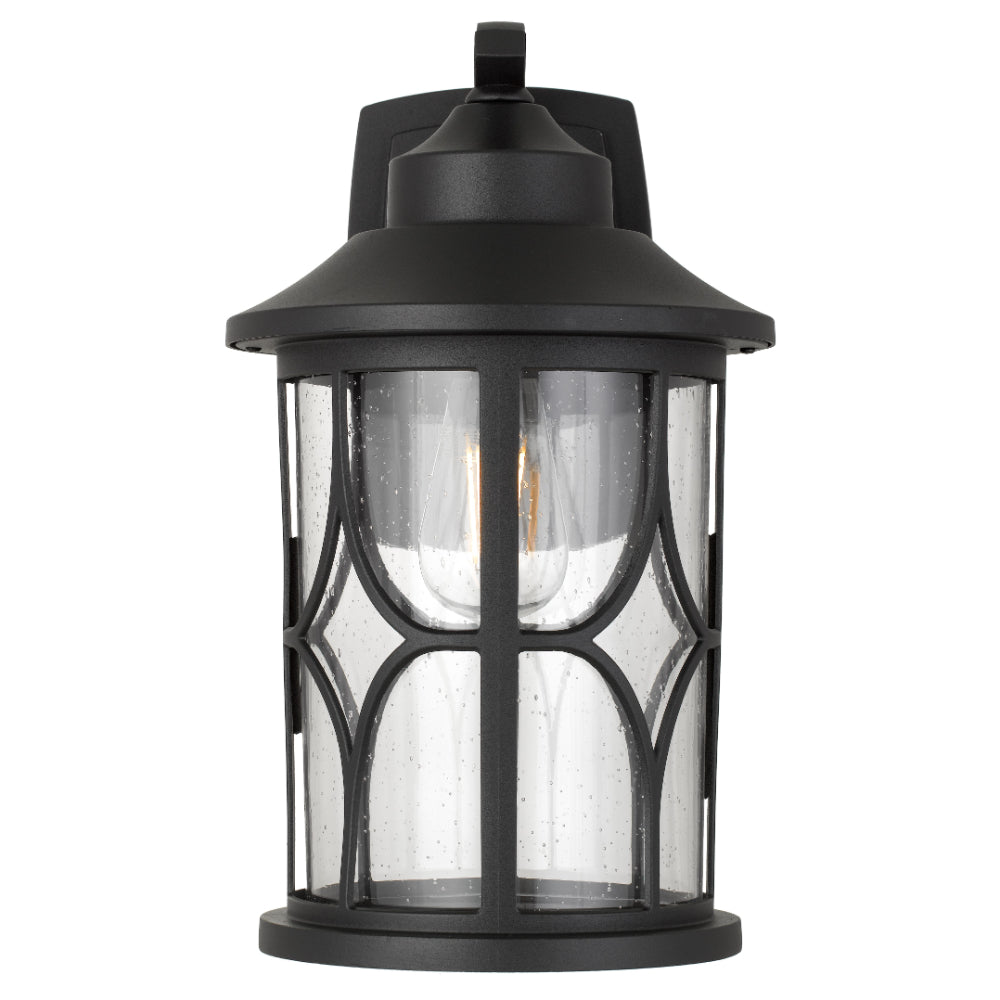 Buy Outdoor Wall Lanterns Australia Lenore Outdoor Wall Lantern W185mm Black - LENORE EX215-BK