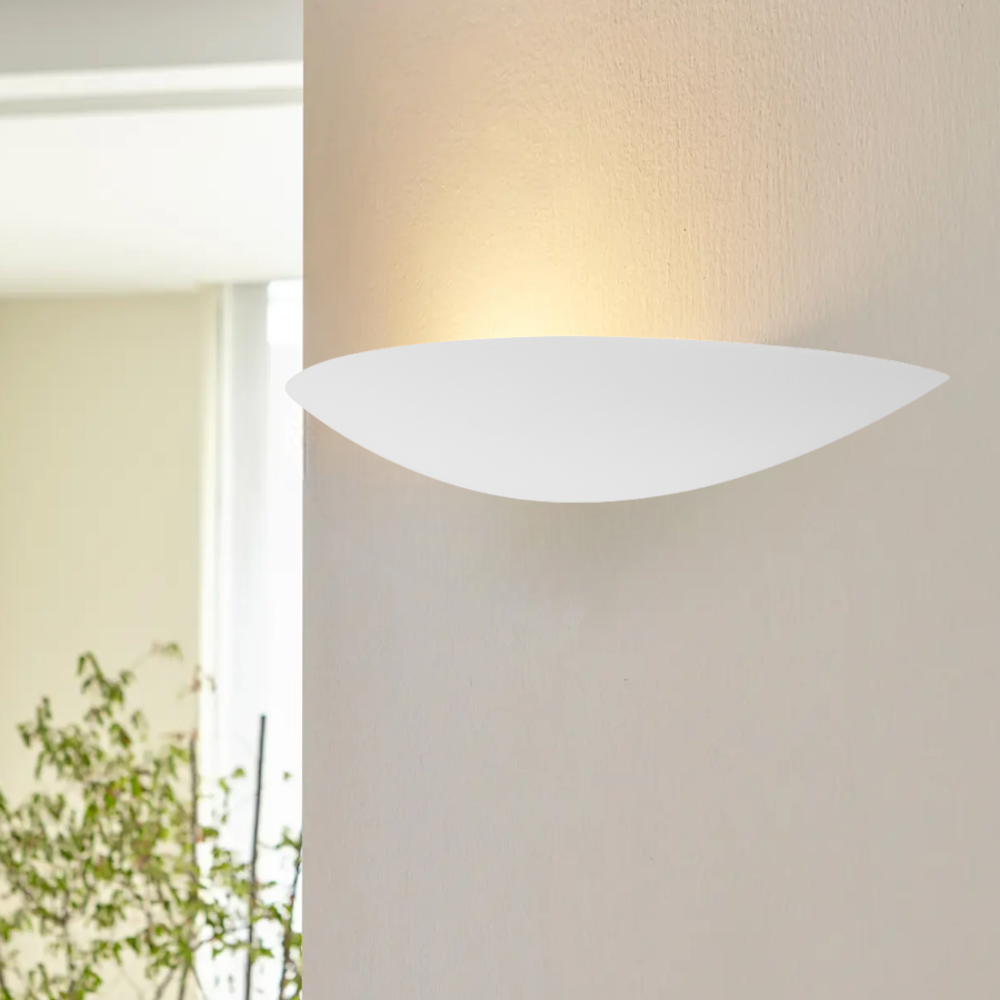 Leone Gypsum Wall Light White - LEONE WB-WH