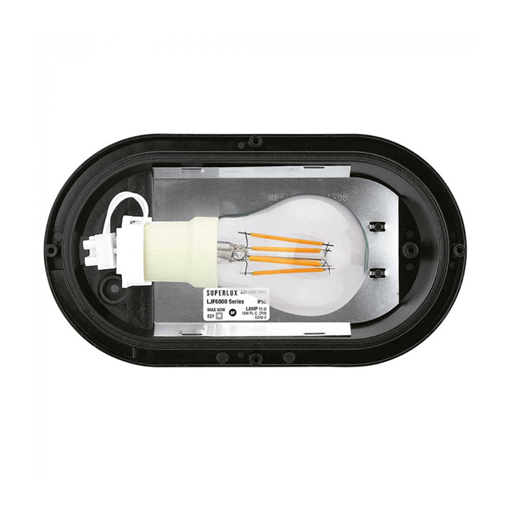 Double Guard Bunker Light White Polycarbonate - LJ6002-WH