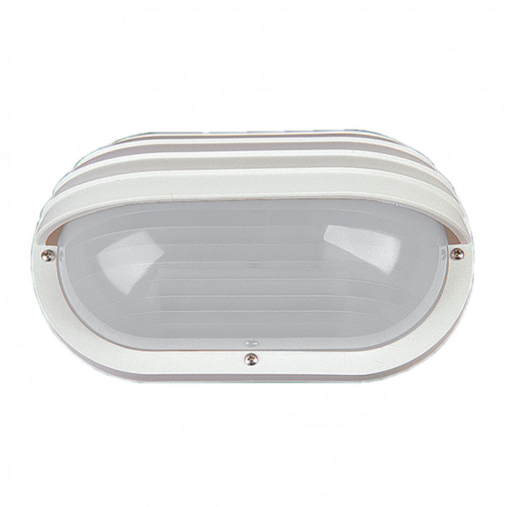 Buy Bunker Lights Australia Eyelid Oval Bunker Light White Polycarbonate - LJ5003-WH