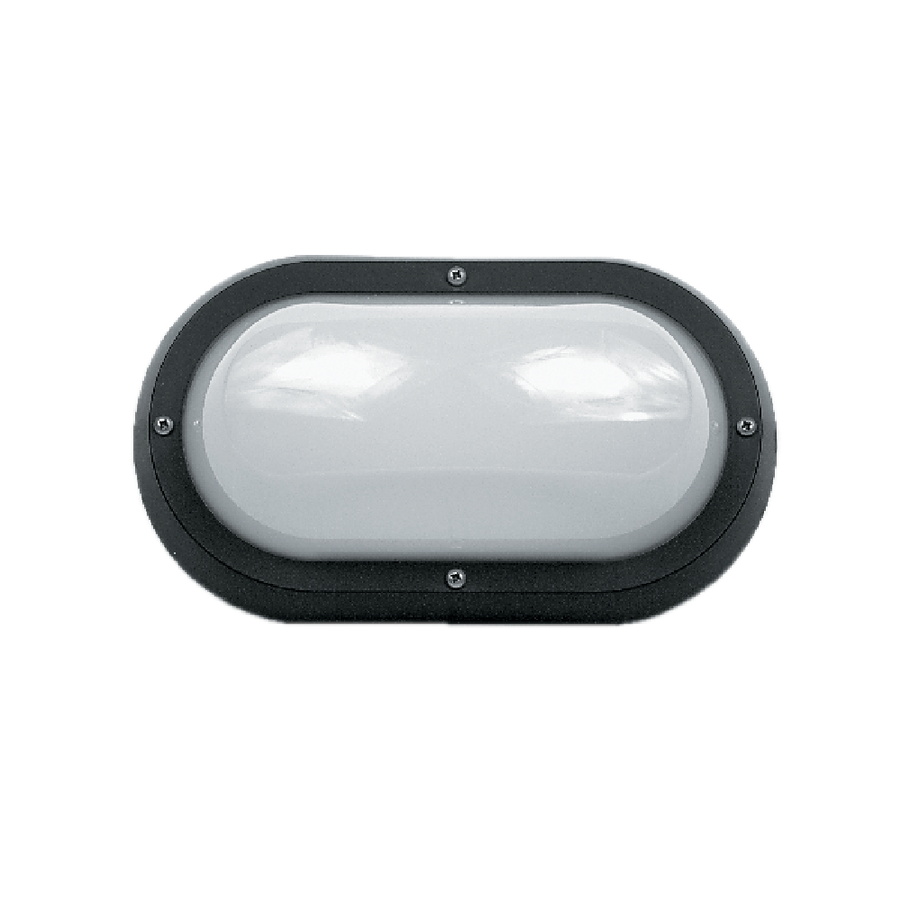 LED Bunker Light Black Polycarbonate 3000K - LJL6001-BL