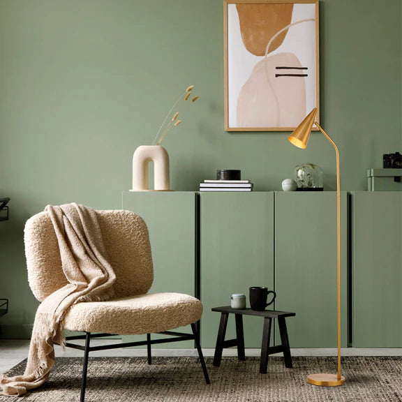 Isolde Floor Lamp Brass - LL-10-0313