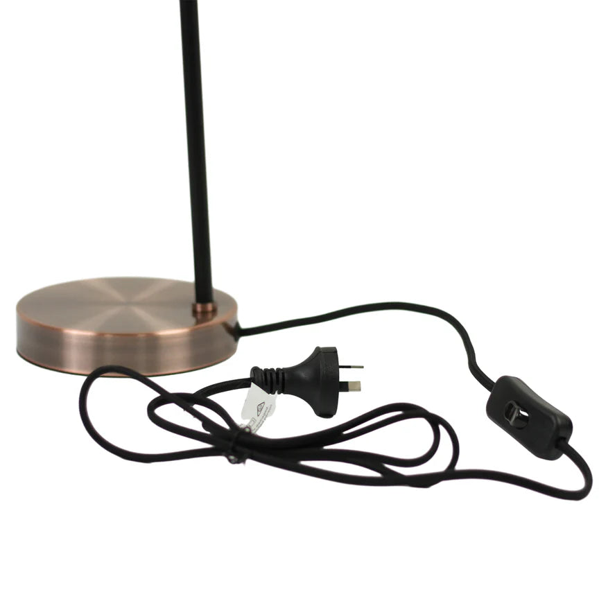 Conea Table Lamp Antique Copper & Smoky - LL-14-0270