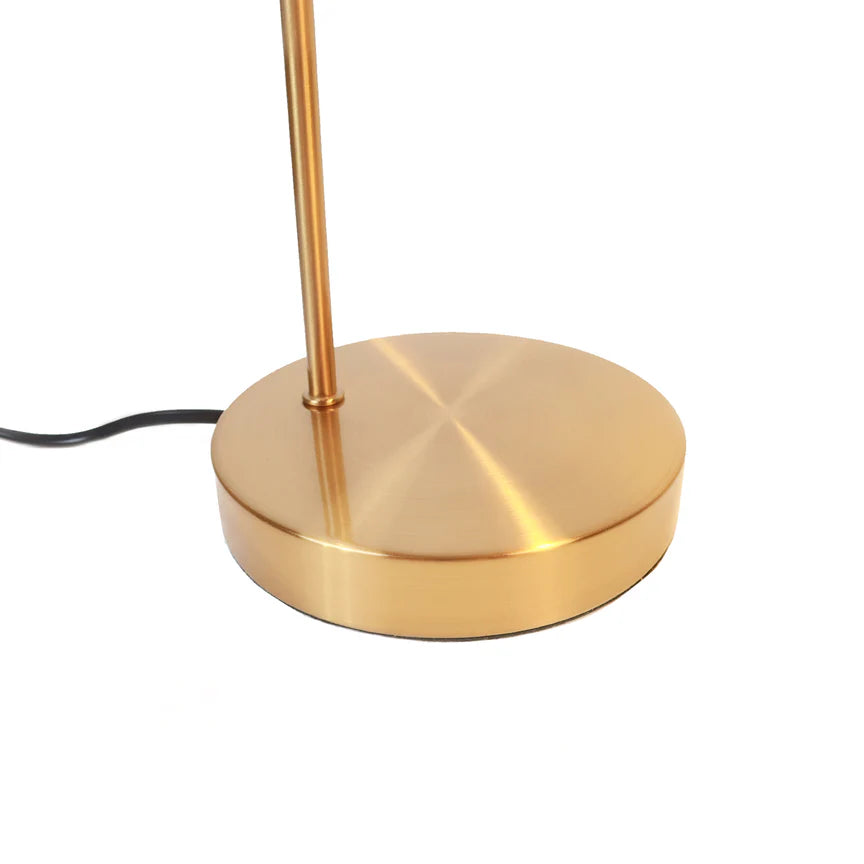 Ruston Table Lamp Brass & Khaki - LL-14-0278