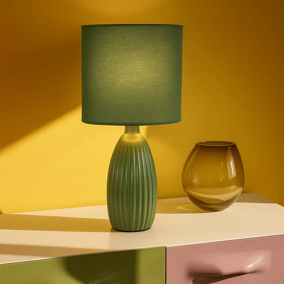 Nora Set of 2 Table Lamp Green - LL-14-0318G