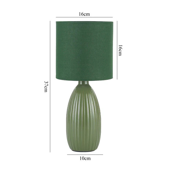 Nora Set of 2 Table Lamp Green - LL-14-0318G