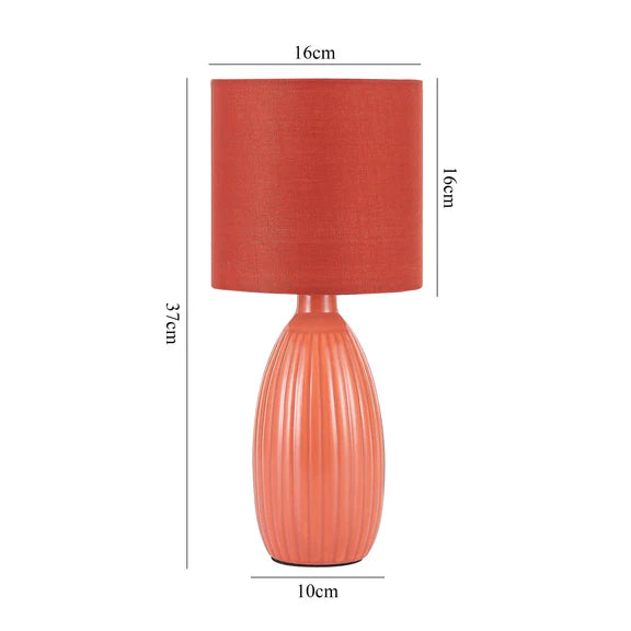 Nora Set of 2 Table Lamp Coral - LL-14-0318R