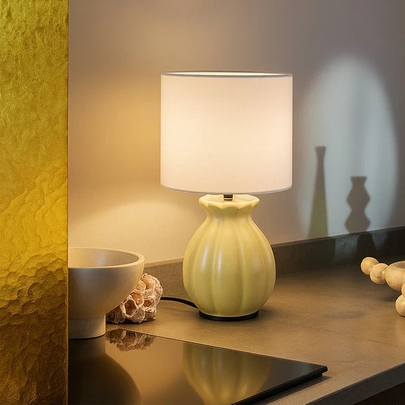 Blossom Set of 2 Table Lamp Mint & White - LL-14-0321G
