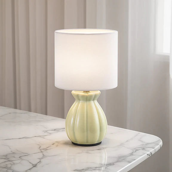 Blossom Set of 2 Table Lamp Mint & White - LL-14-0321G