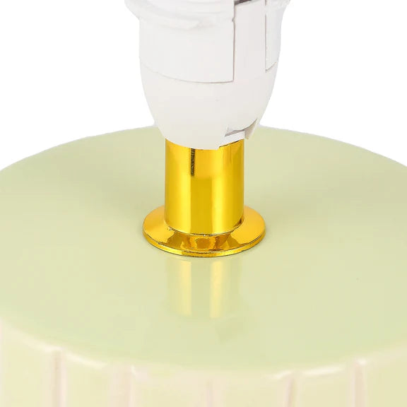 Miri Ribbon Bow Table Lamp Creamy Green & White - LL-14-0322