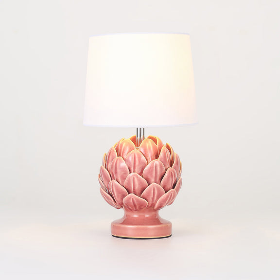 Tasha Artichoke Set of 2 Table Lamp Ivory & Natural - LL-14-0338R