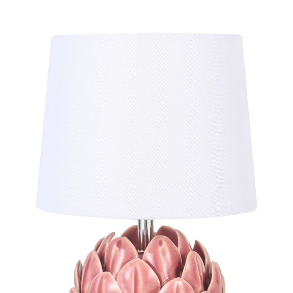 Tasha Artichoke Set of 2 Table Lamp Ivory & Natural - LL-14-0338R