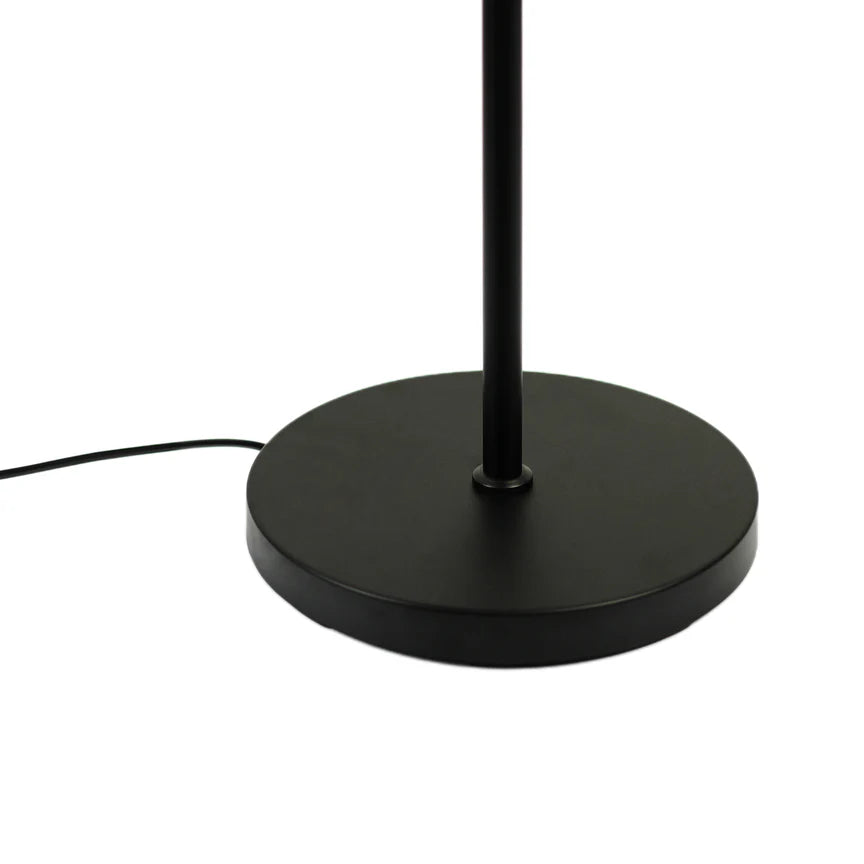 Linea Floor Lamp Matt Black & Linen - LL-27-0264