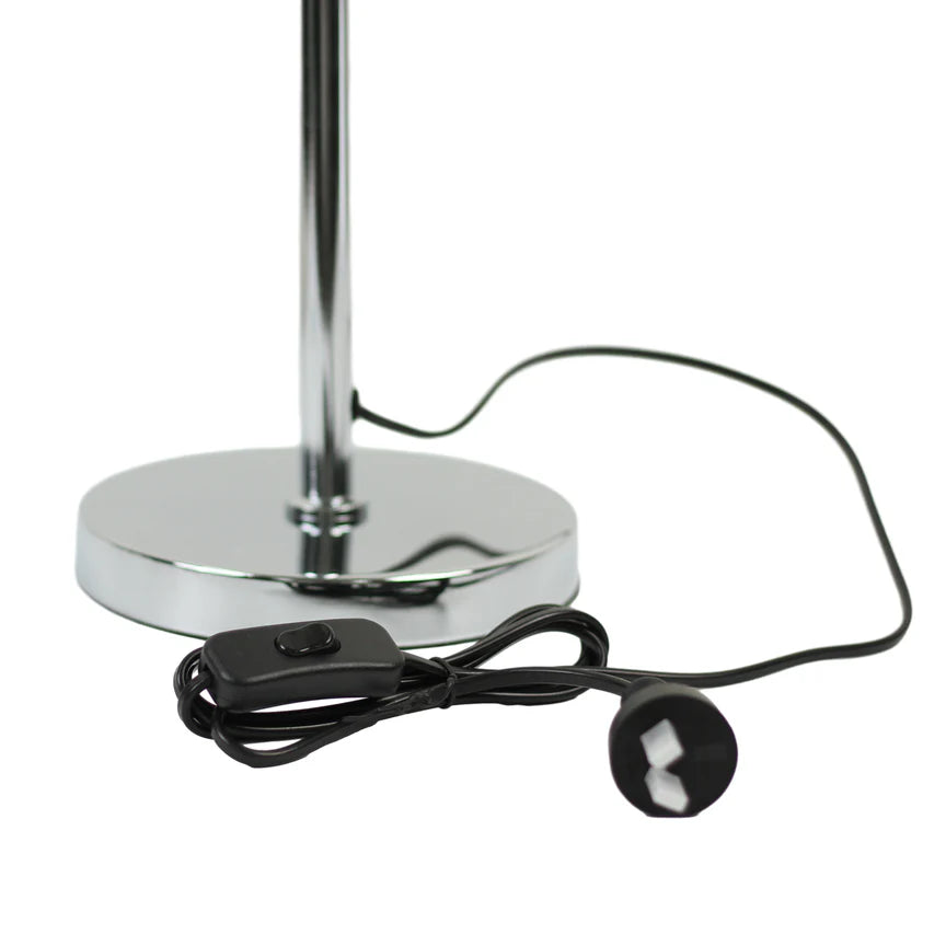 Noemi Table Lamp Matt Chrome & Opal - LL-27-0267