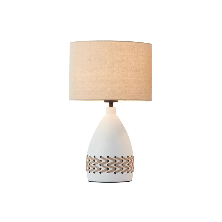 Piper Table Lamp White - LL-27-0277W