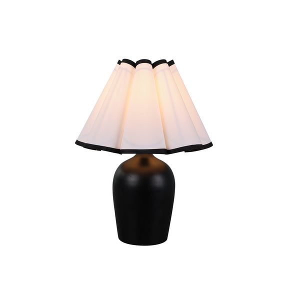 Wilma Touch Table Lamp Matt Black & White - LL-27-0281