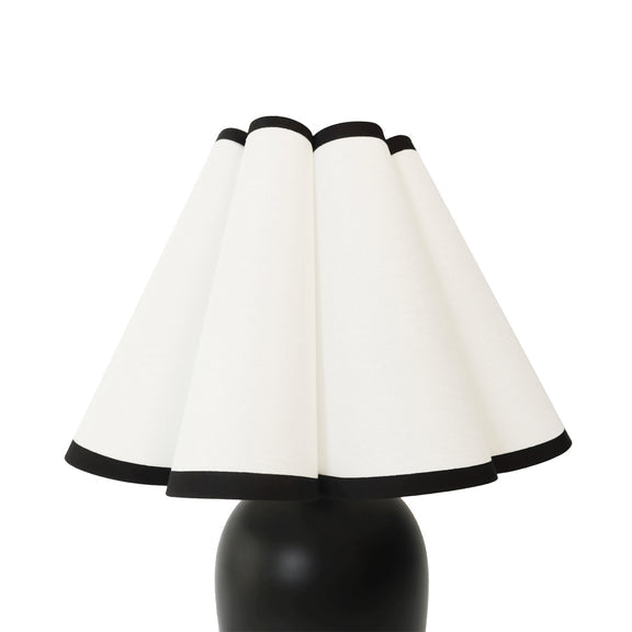 Wilma Touch Table Lamp Matt Black & White - LL-27-0281