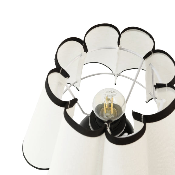Wilma Touch Table Lamp Matt Black & White - LL-27-0281
