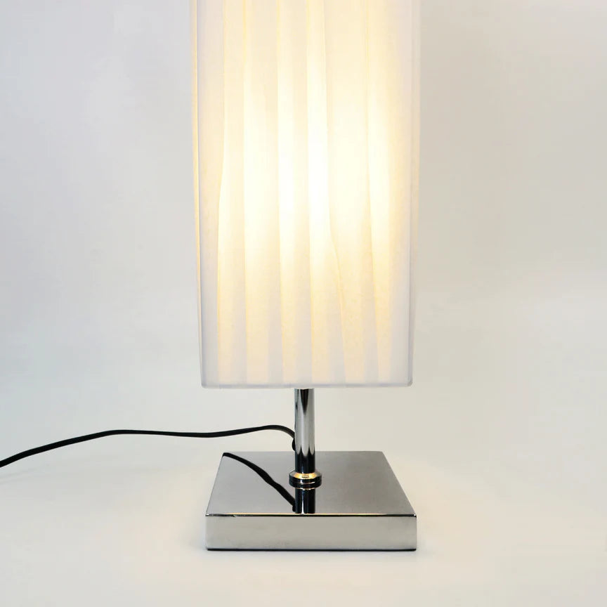 Shadea Floor Lamp Chrome & White - LL-27-0282