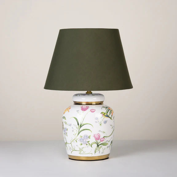 Circe Table Lamp White & Green - LL-27-0302