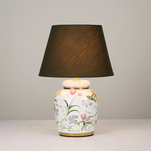 Circe Table Lamp White & Green - LL-27-0302