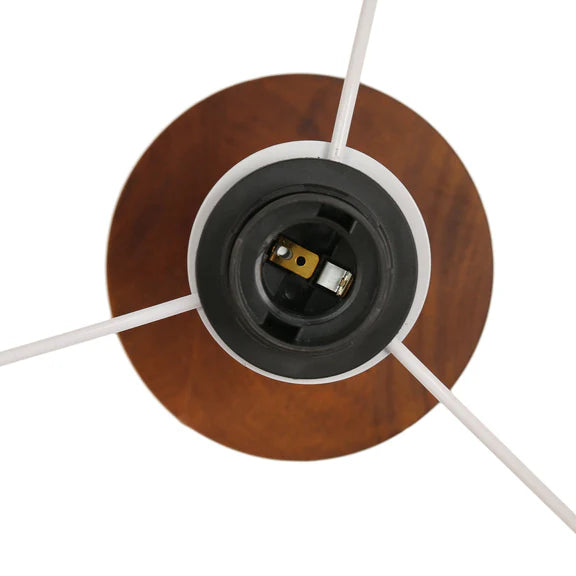 Soraya Floor Lamp Walnut & Natural - LL-27-0311WN