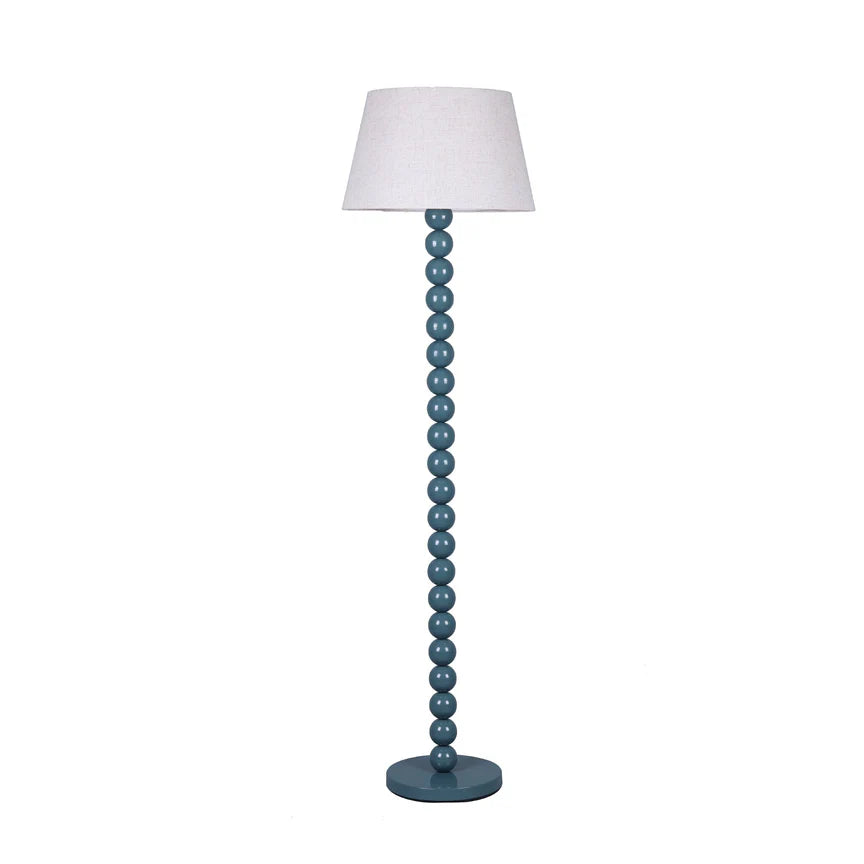 Pearl Orb Floor Lamp Cyan - LL-27-0316GB