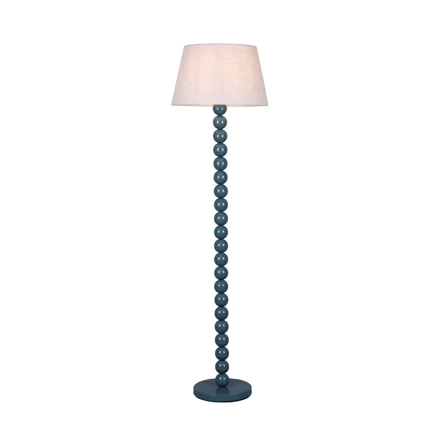 Pearl Orb Floor Lamp Cyan - LL-27-0316GB