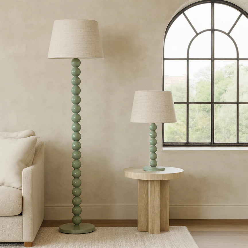Pearl Orb Table Lamp Sage - LL-27-0317G