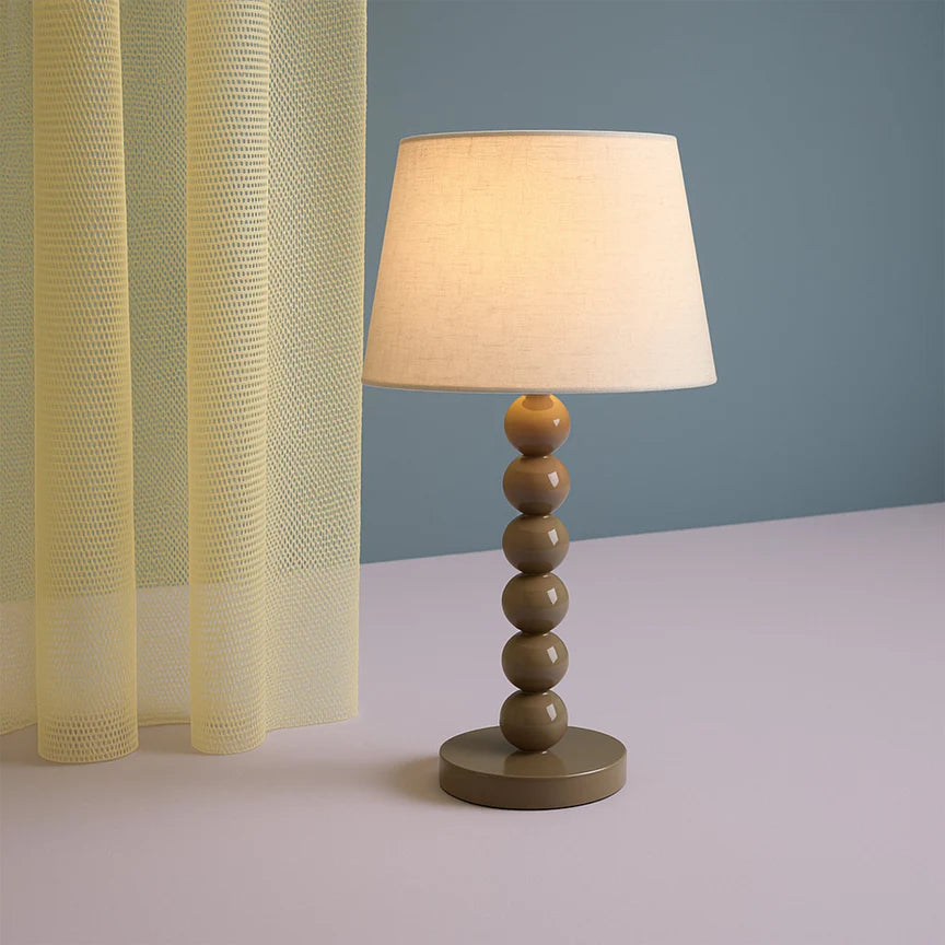 Pearl Orb Table Lamp Toffee - LL-27-0317T