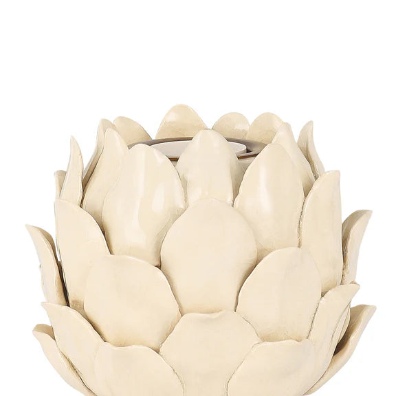 Lustre Artichoke Ceramic Table Lamp Ivory - LL-27-0323