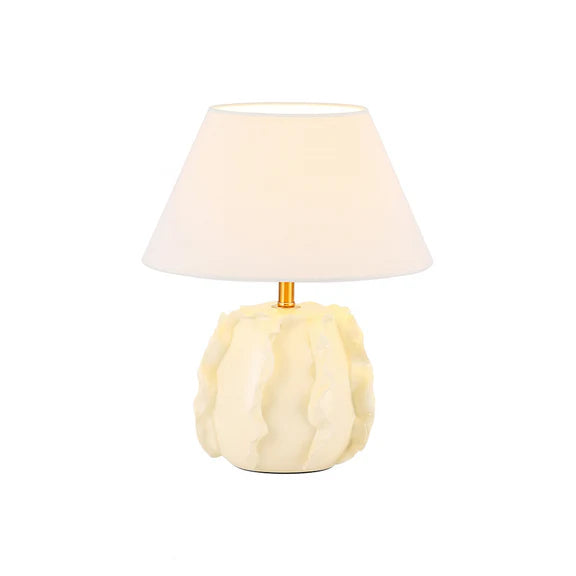 Lila Table Lamp Butter Cream & Linen - LL-27-0326