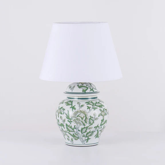Tove Celadon Table Lamp Green & White - LL-27-0327
