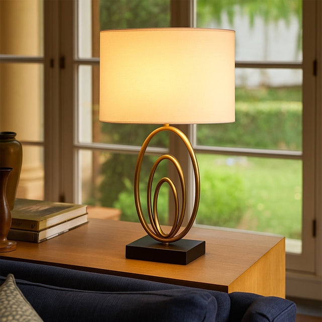 Elora Table Lamp Gold & Matt Black - LL-27-0334