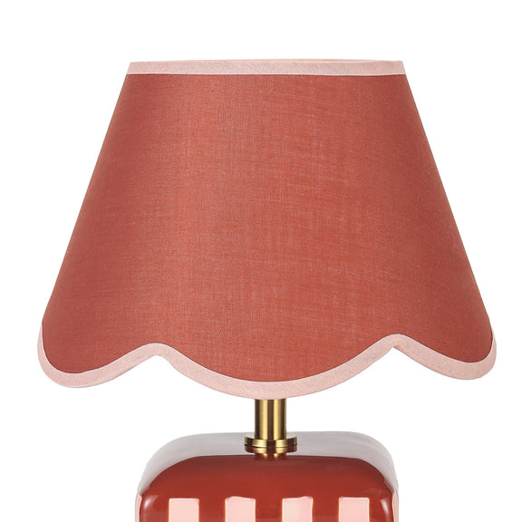 Valentina Table Lamp Coral & Pink - LL-27-0336R