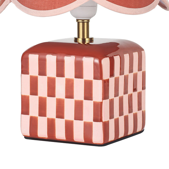 Valentina Table Lamp Coral & Pink - LL-27-0336R