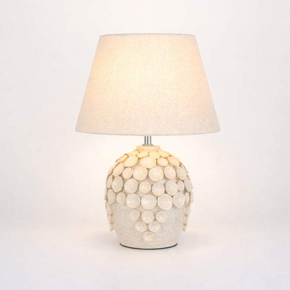 Monica Table Lamp Ivory & Natural - LL-27-0339