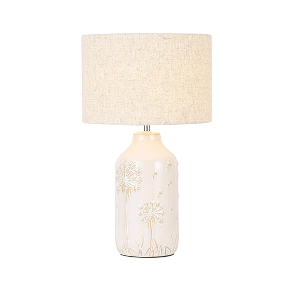 Nari Dandelion Table Lamp White & Natural - LL-27-0340