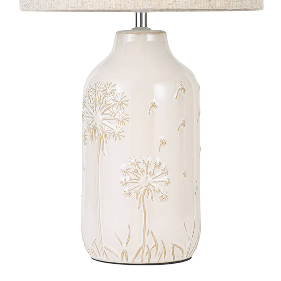 Nari Dandelion Table Lamp White & Natural - LL-27-0340
