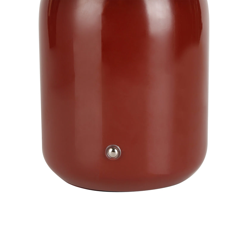 Mushroom LED Touch Table Lamp 2W 3CCT Brick Red - LL-LED-29BR