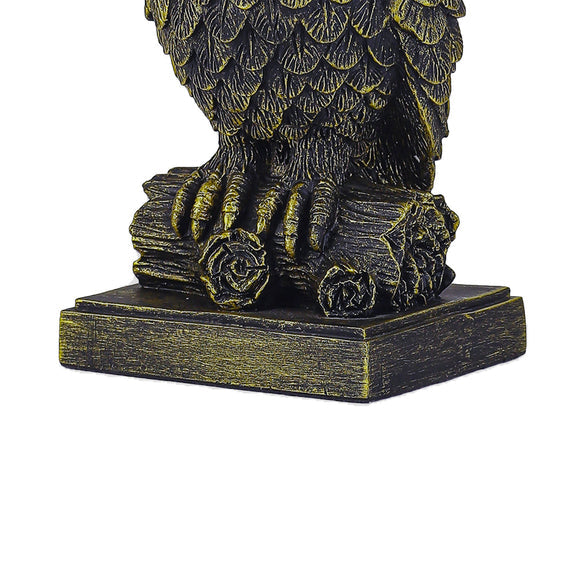 Owl Sculpture LED Table Lamp 2.5W 3000K Natural & Brushed Antique Brass - LL-LED-32