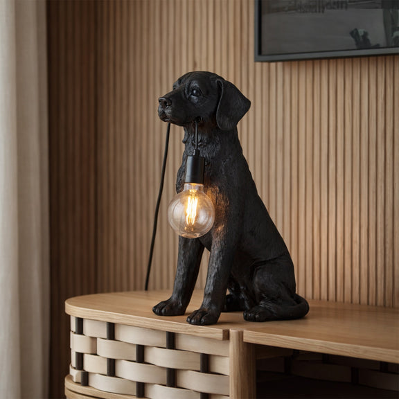 Golden Retriever LED Table Lamp 2.4W 3300K Brushed Black - LL-LED-33B