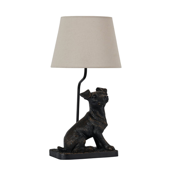 Jack Russell LED Table Lamp 2.5W 3000K Natural & Brushed Black Copper - LL-LED-34