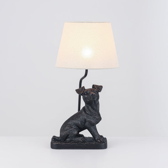 Jack Russell LED Table Lamp 2.5W 3000K Natural & Brushed Black Copper - LL-LED-34