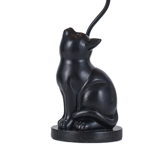 Upward Looking Cat LED Table Lamp 2.5W 3000K Natural & Brushed Black Copper - LL-LED-35